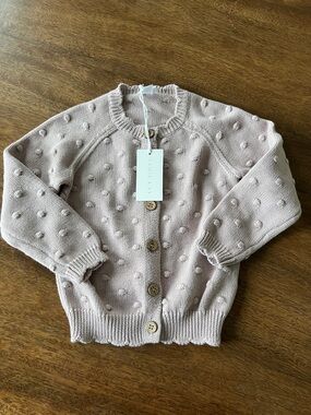 Jamie Kay Dotty Knit Jumper Tulip